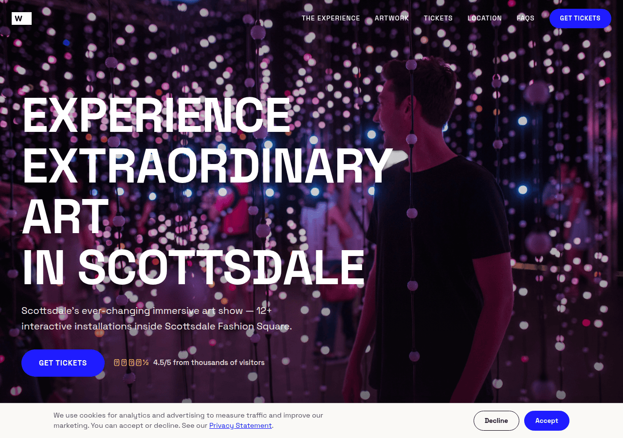 Screenshot of wonderspaces.com