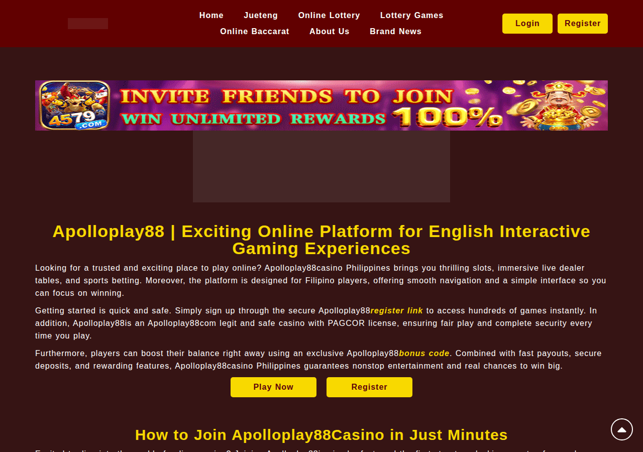 Screenshot of apolloplay88i.com