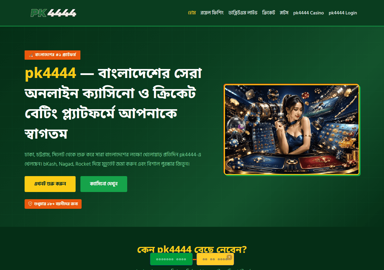 Screenshot of pk4444.net