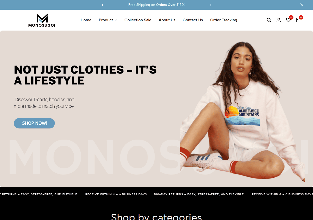 Screenshot of monosugoi.com
