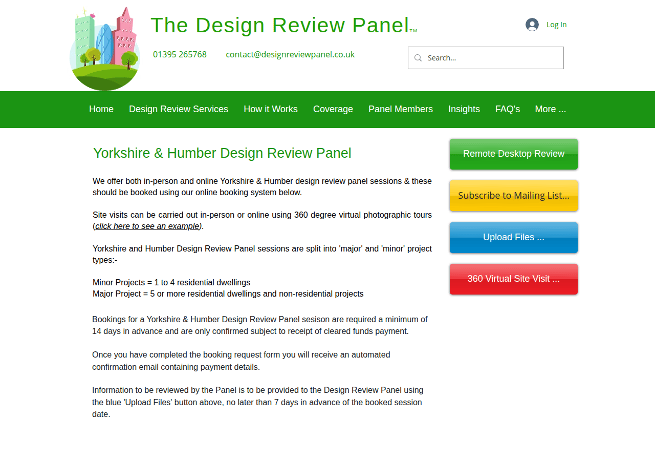 Screenshot of designreviewpanel.co.uk