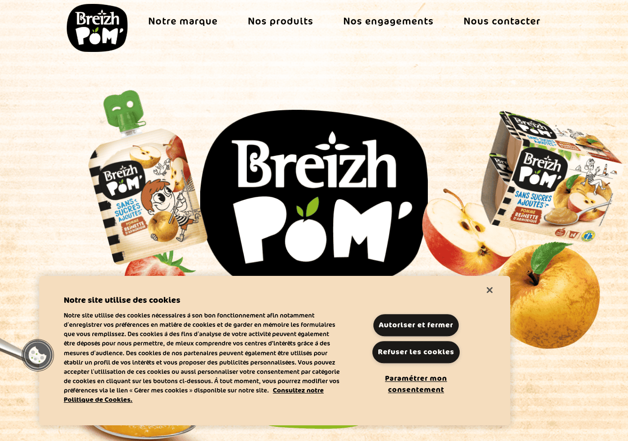 Screenshot of breizhpom.bzh