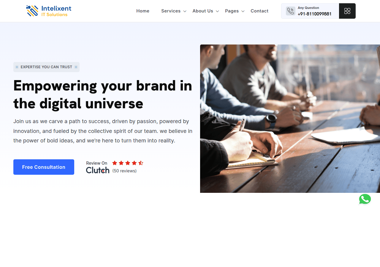 Screenshot of intelixent.com