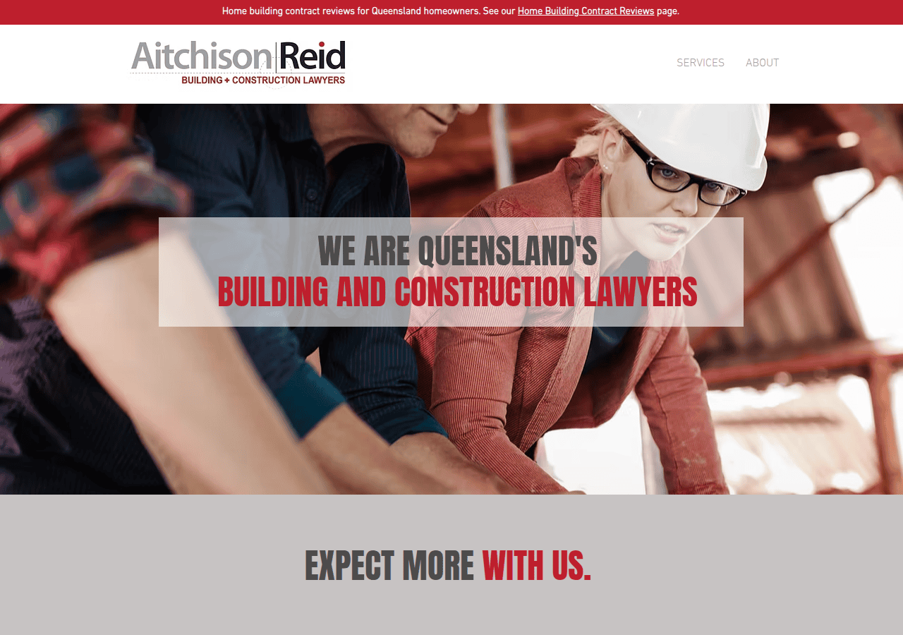Screenshot of arbuildinglaw.com.au