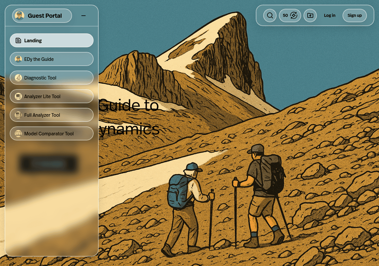 Screenshot of edy.guide