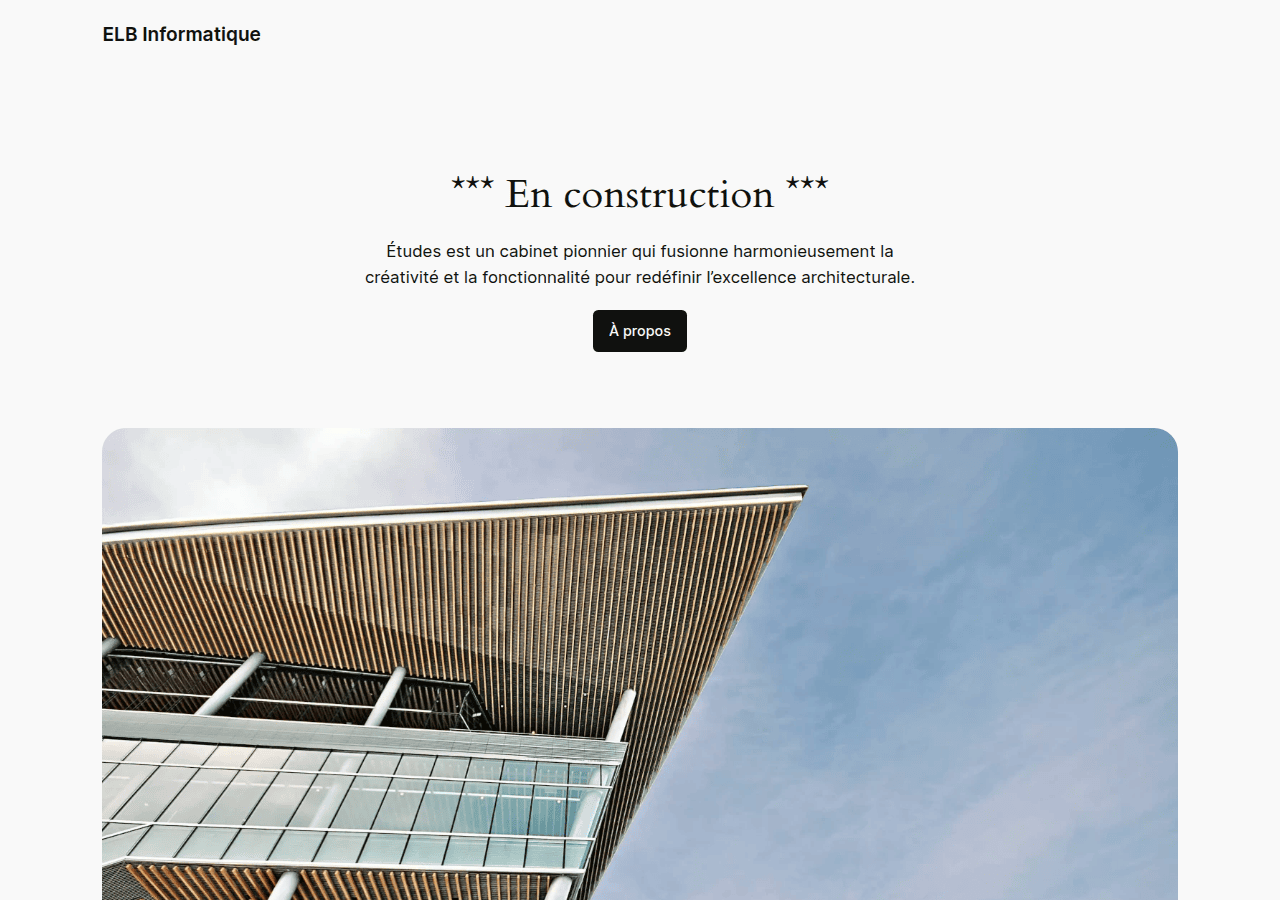 Screenshot of elbcloud.fr