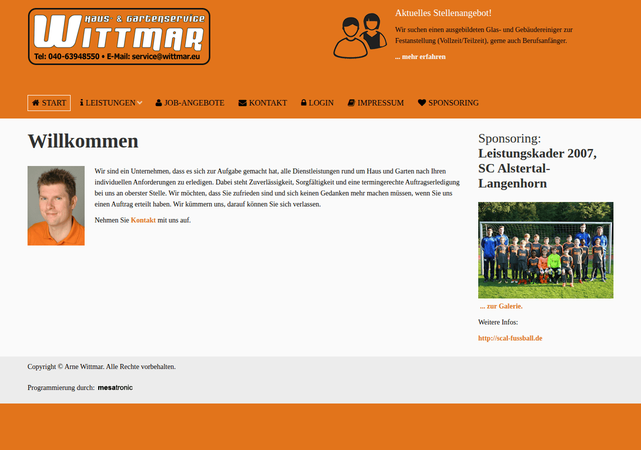 Screenshot of wittmar.eu