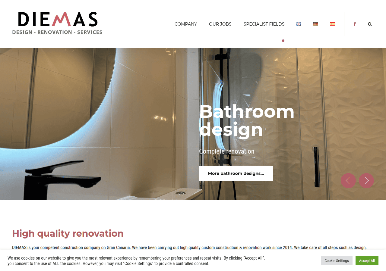 Screenshot of diemas.es