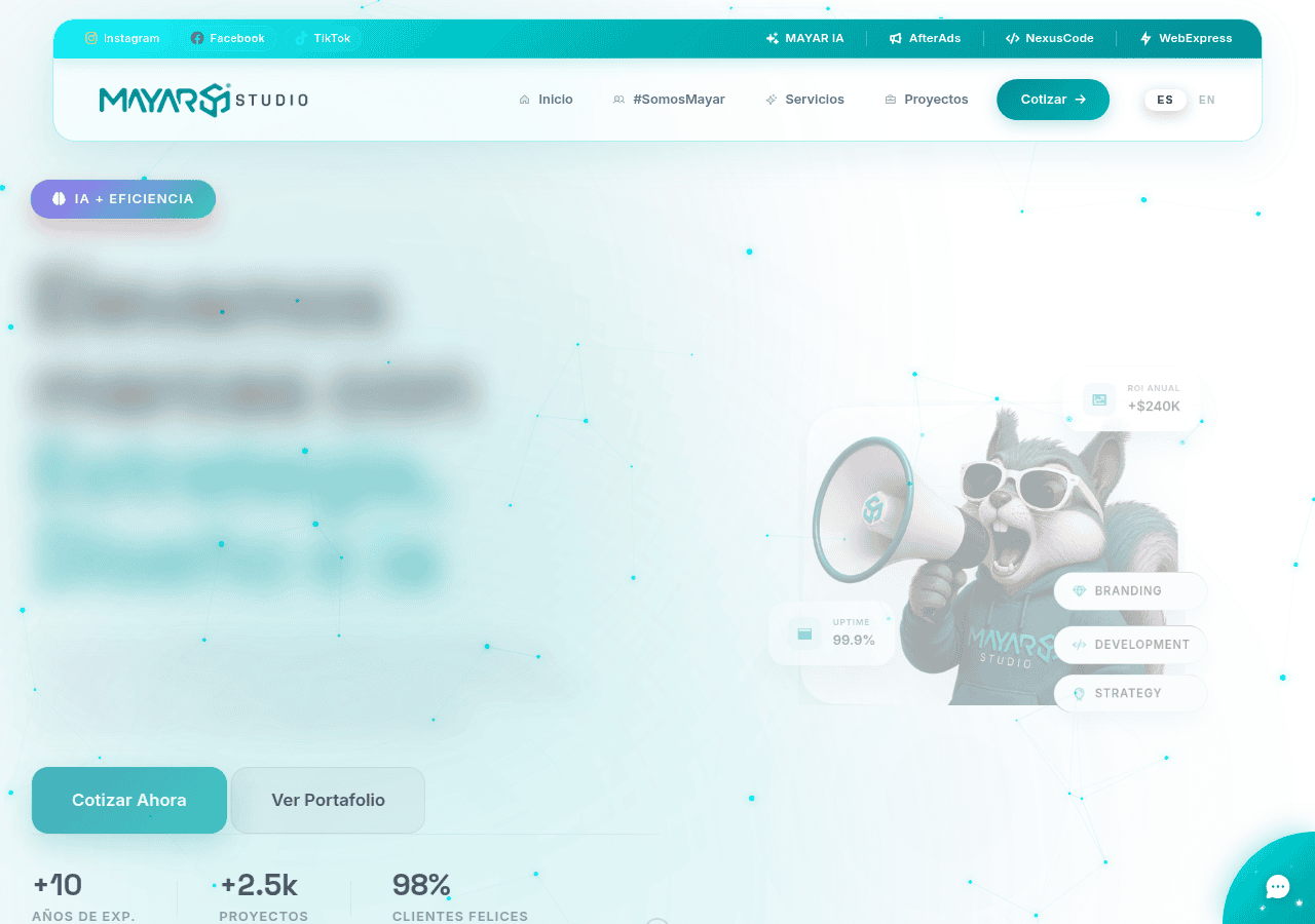 Screenshot of mayar.mx