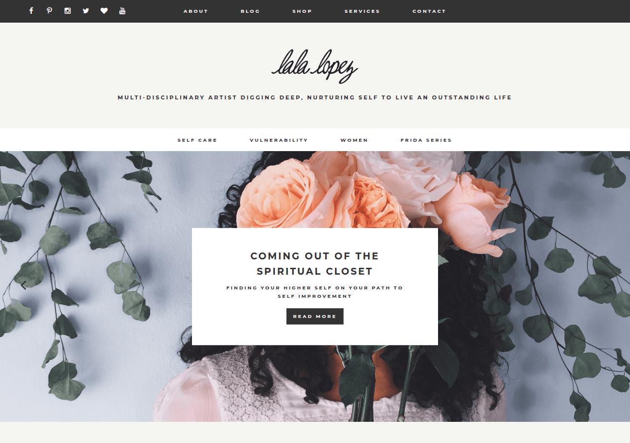 Screenshot of lalalopez.com
