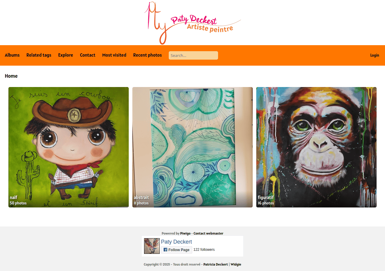 Screenshot of paty-deckert.com