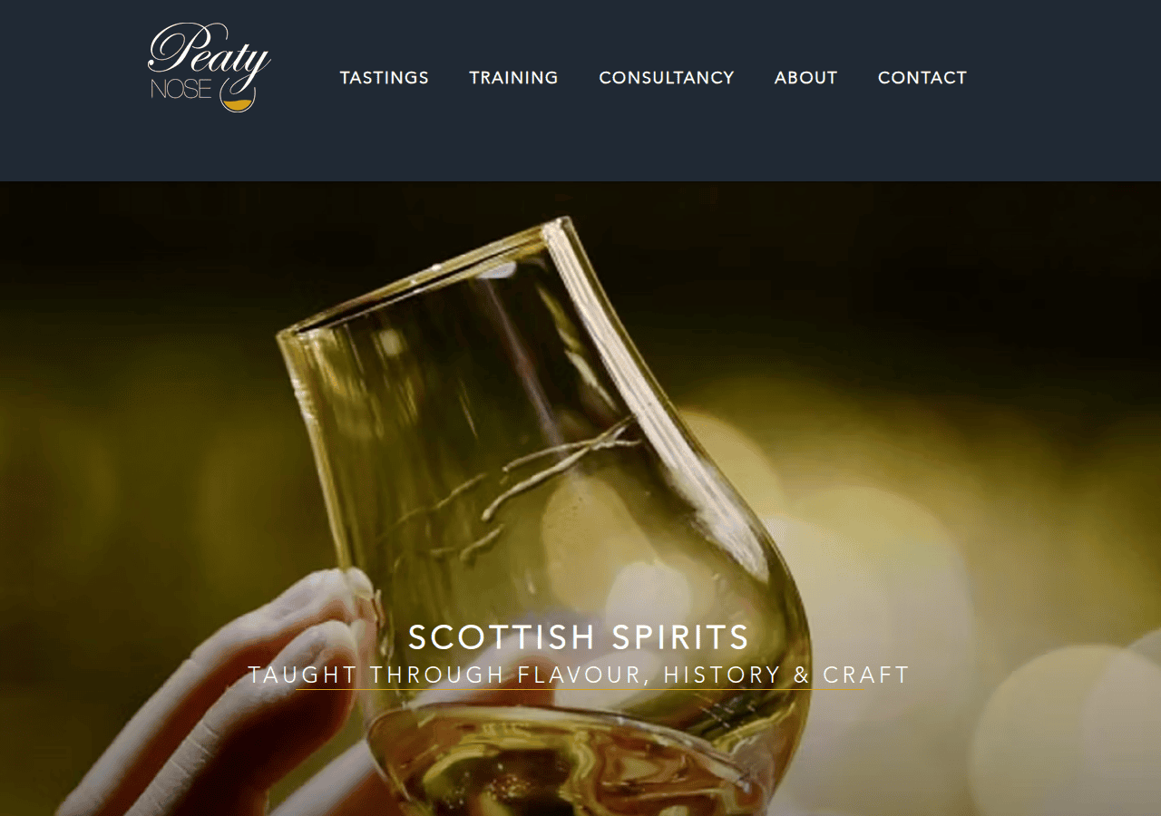 Screenshot of peatynose.com