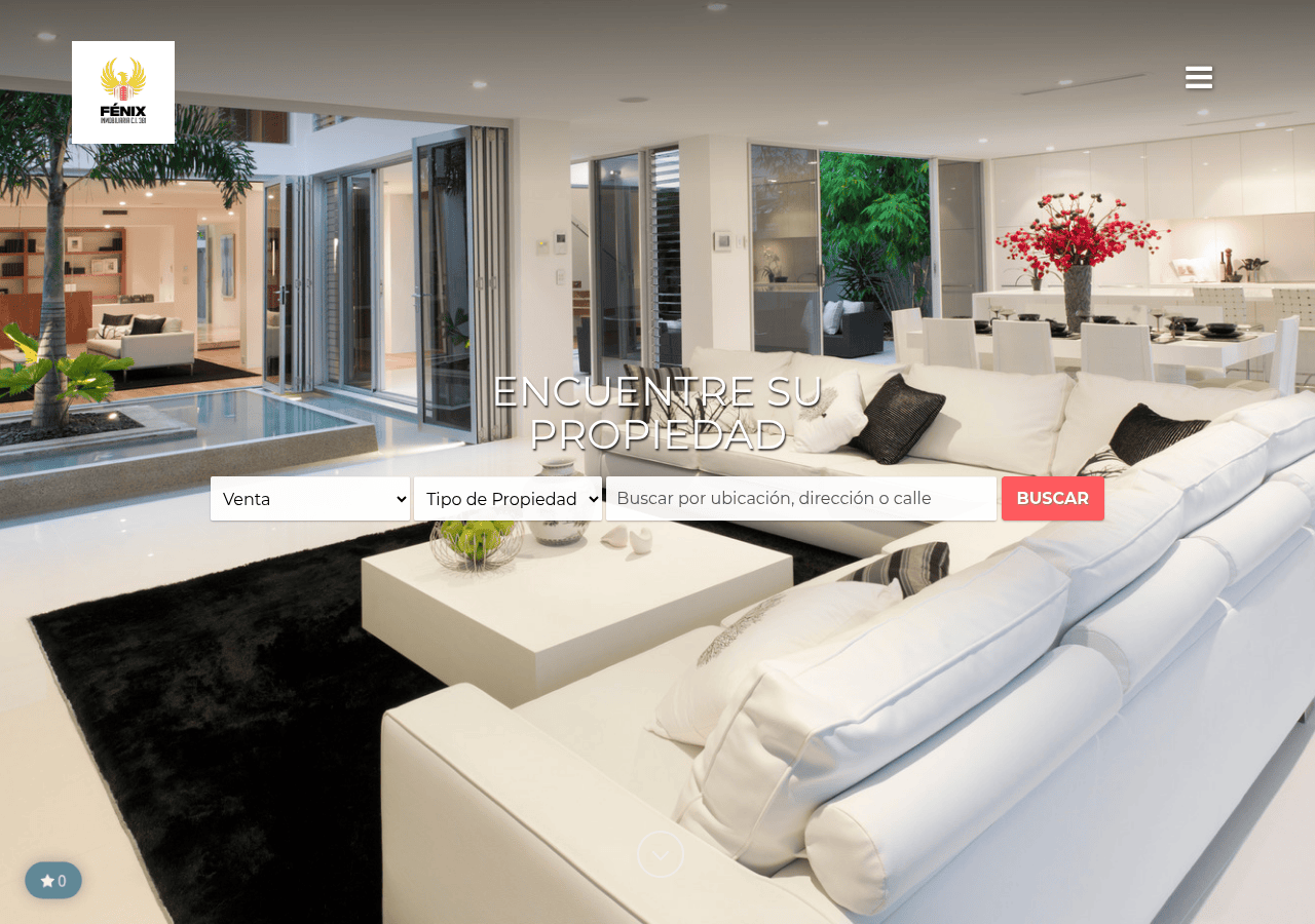 Screenshot of inmobiliariafenix.com.ar