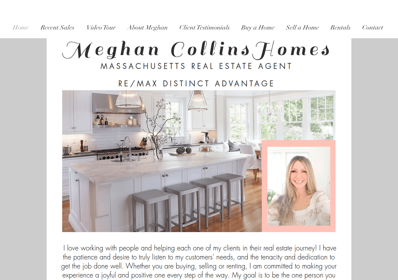 Screenshot of meghancollinshomesweethomes.com