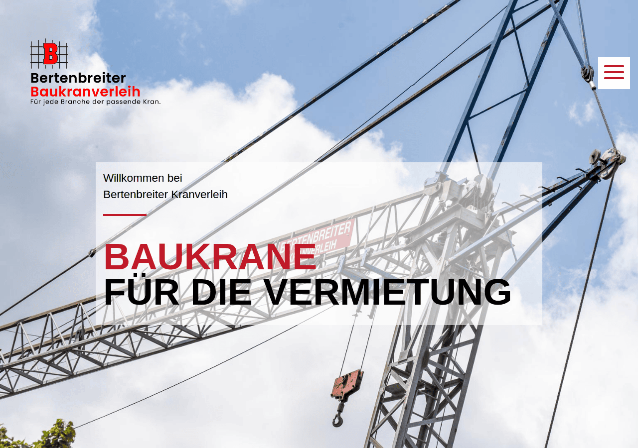 Screenshot of bertenbreiter.gmbh