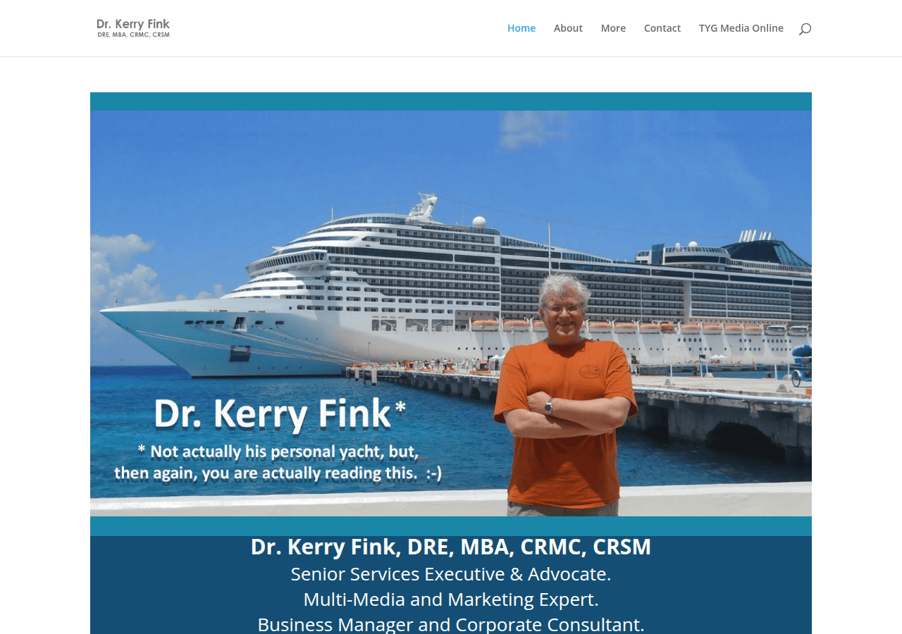Screenshot of kerryfink.com