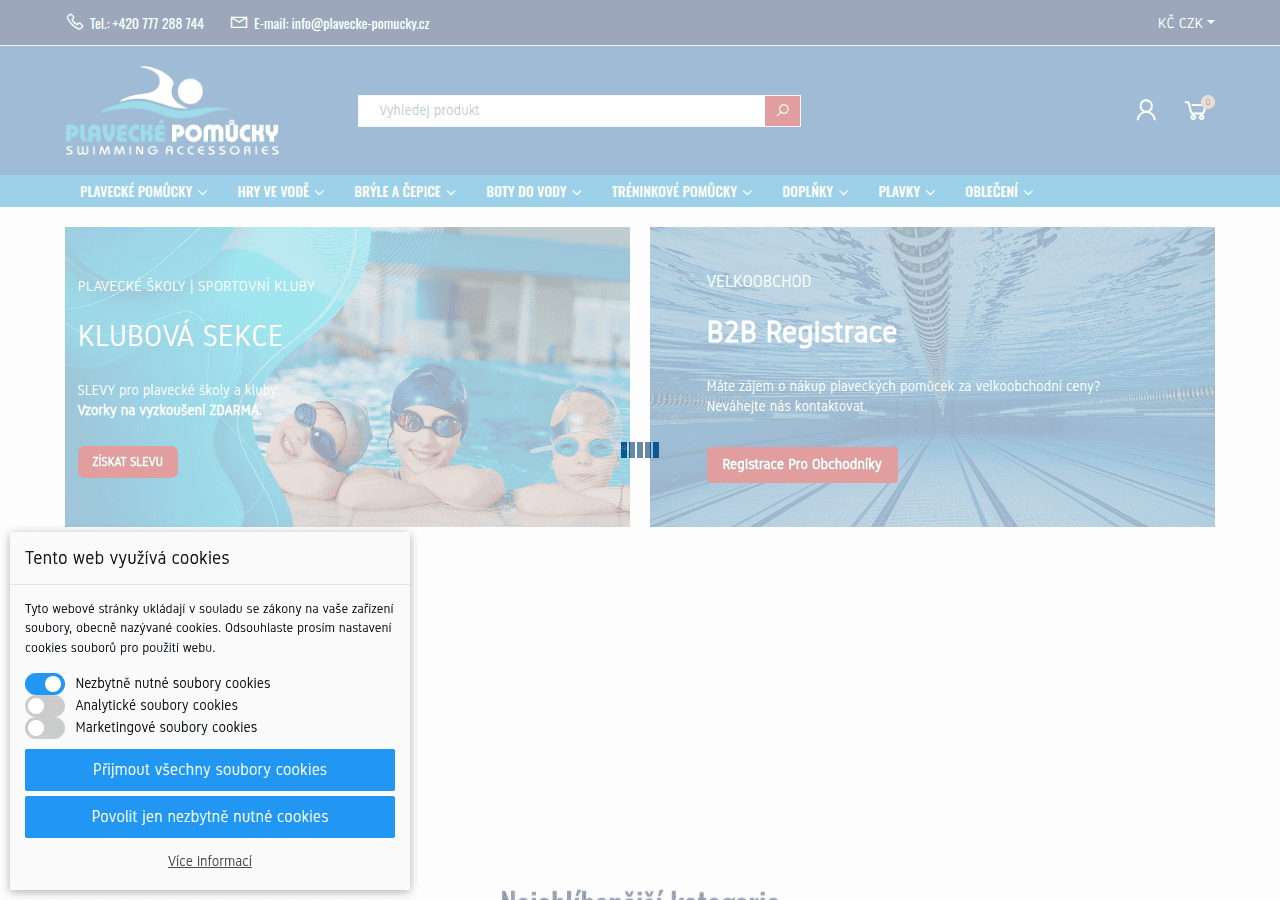Screenshot of plavecke-pomucky.cz