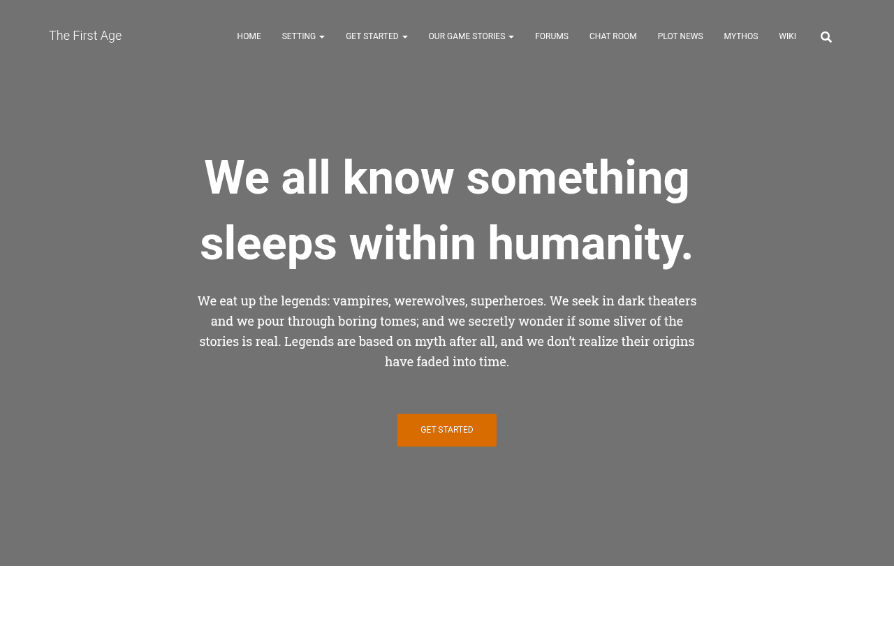Screenshot of thefirstage.org