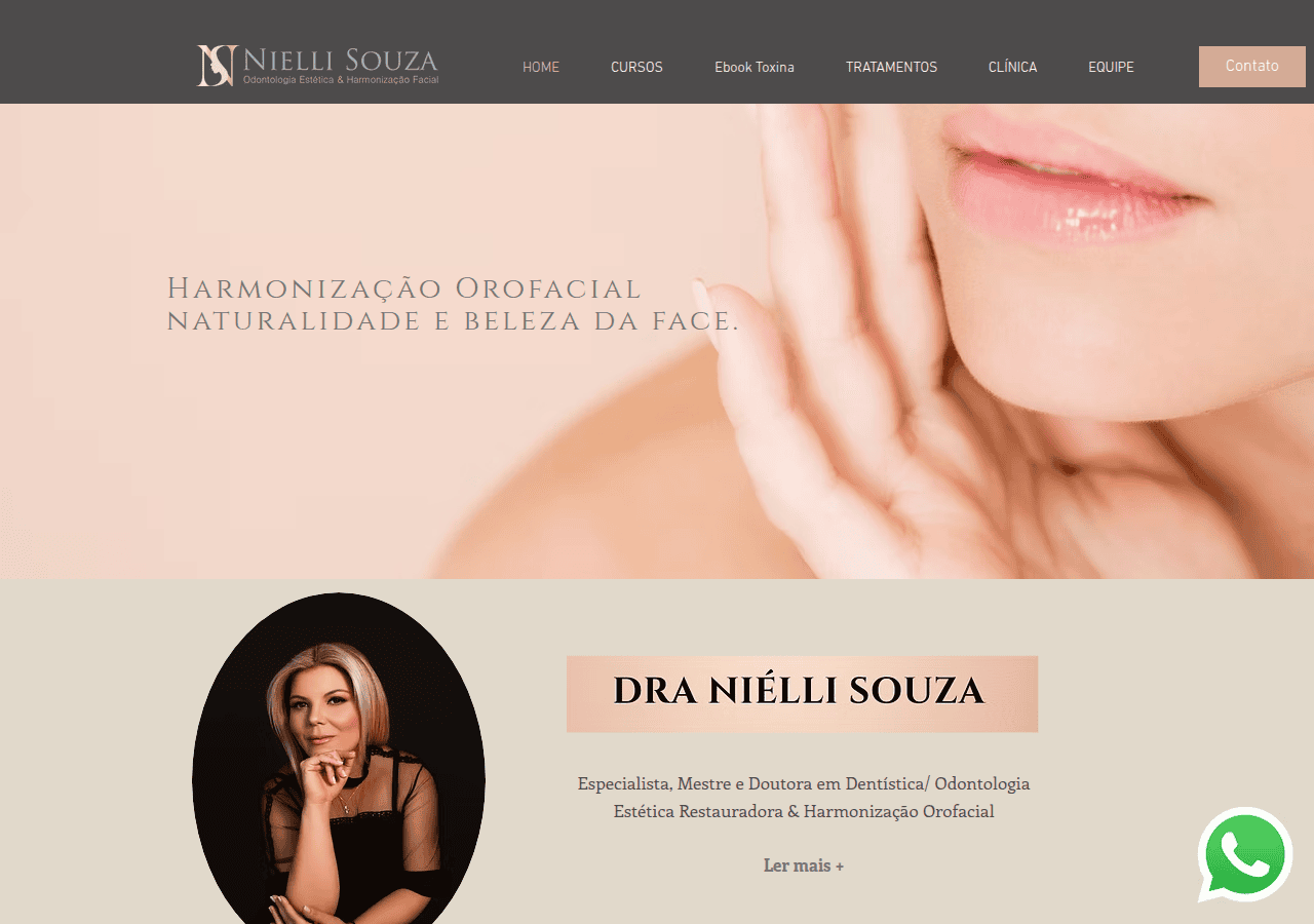 Screenshot of niellisouza.com.br