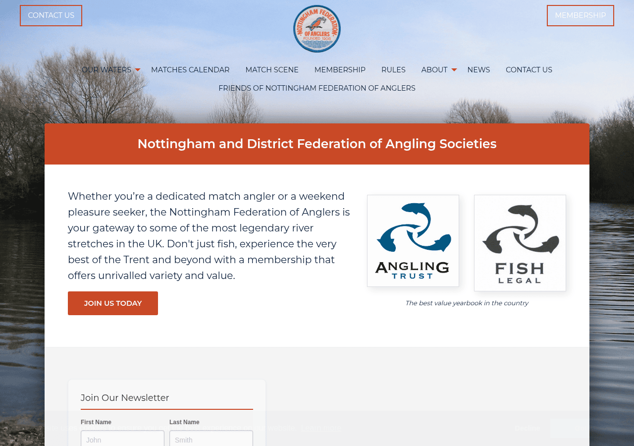 Screenshot of nottsfed.com