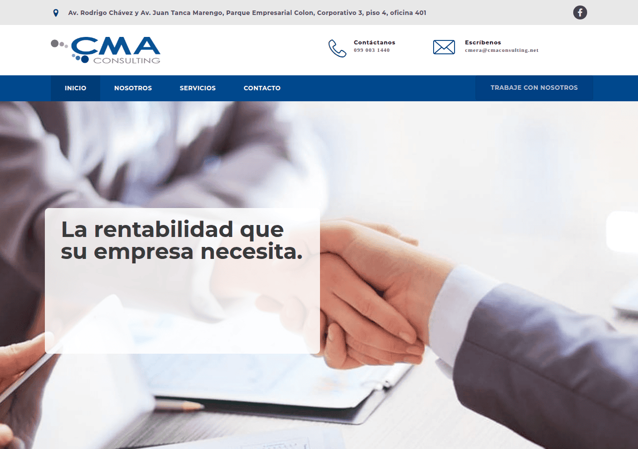 Screenshot of cmaconsulting.net