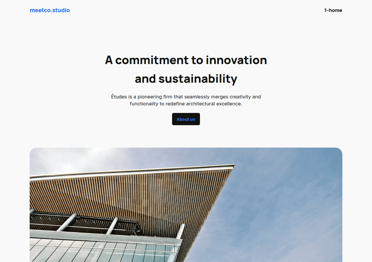 Screenshot of meetco.studio