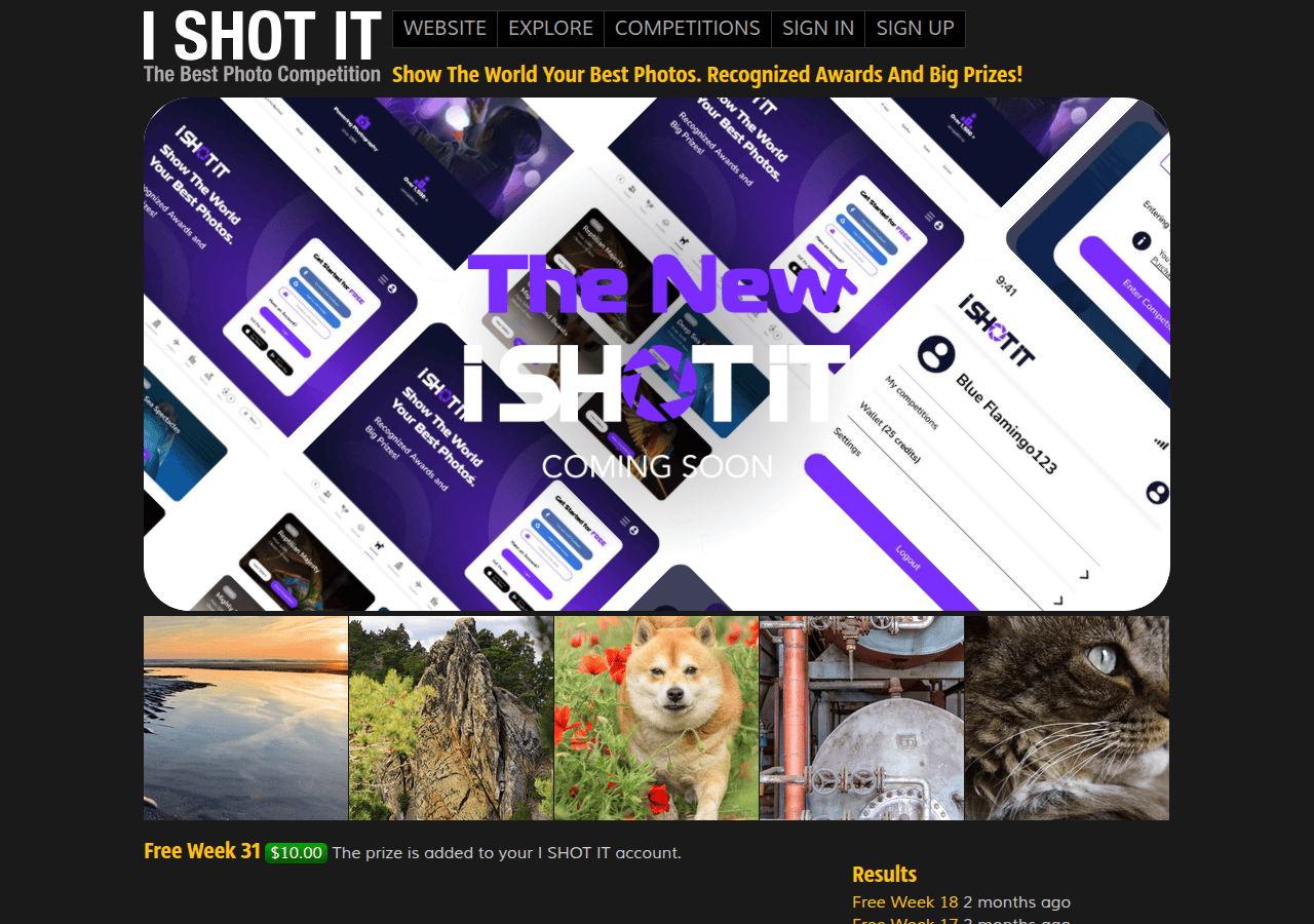 Screenshot of i-shot-it.com
