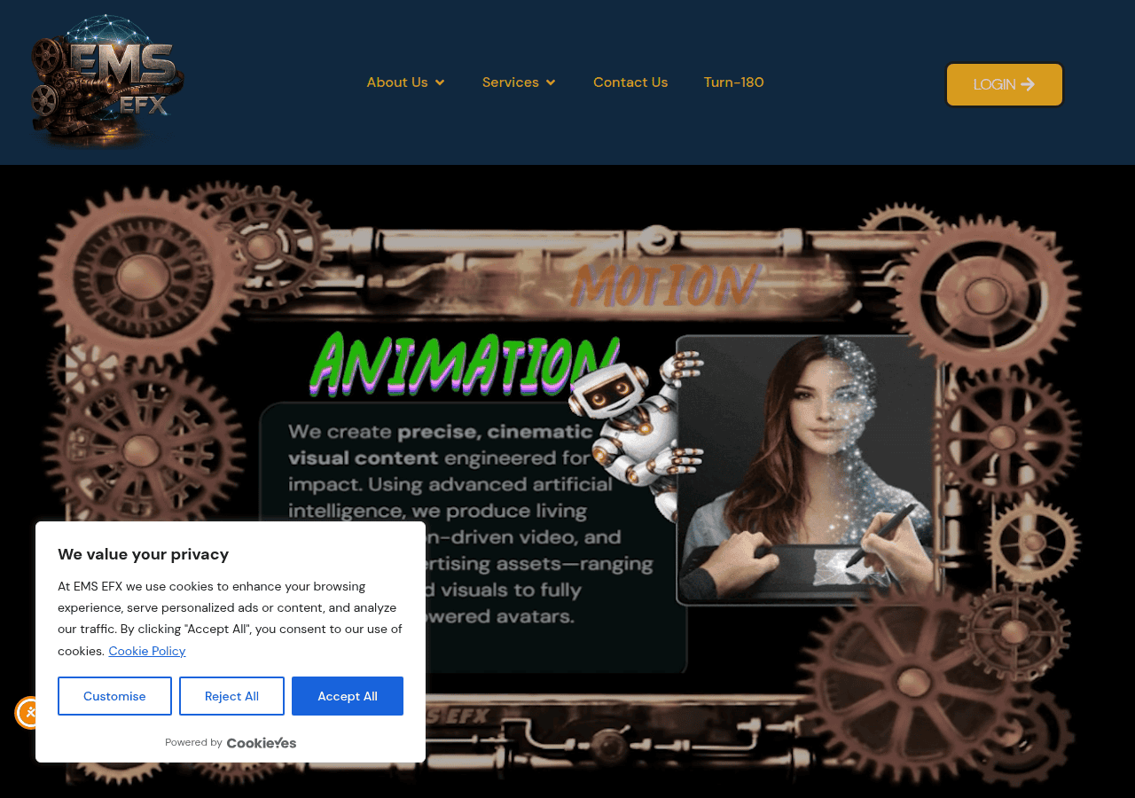 Screenshot of emsefx.com