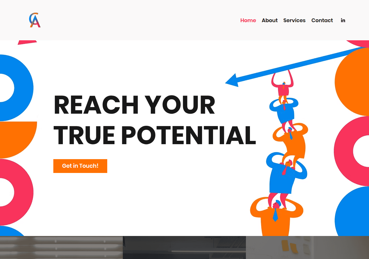 Screenshot of camillaadgarconsultancy.com