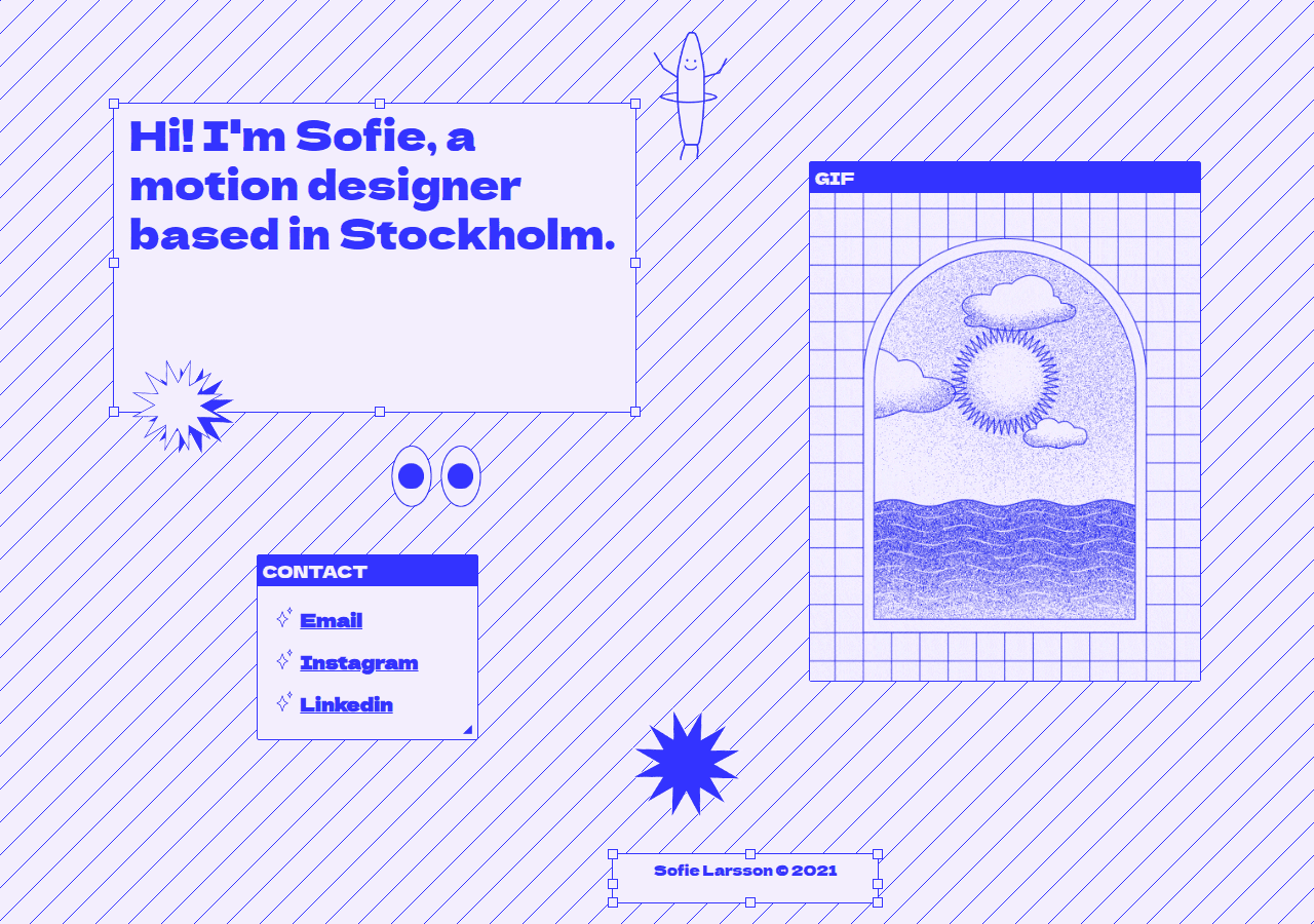 Screenshot of sofielson.com