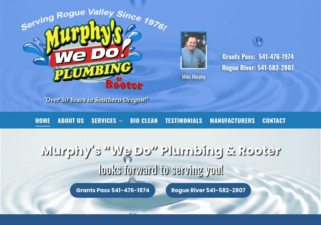 Screenshot of murphyswedoplumbing.com