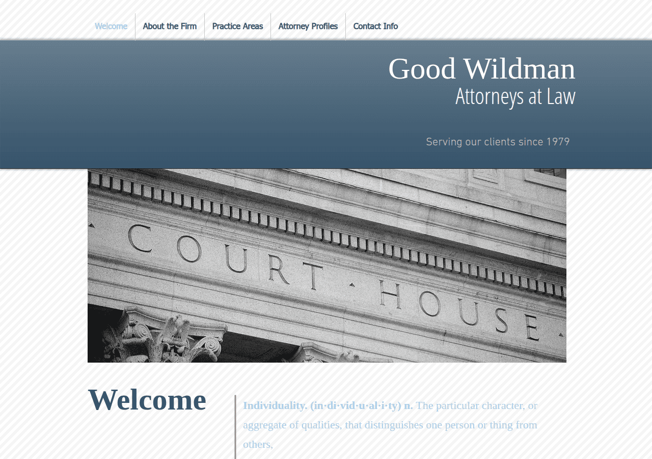 Screenshot of goodwildman.com