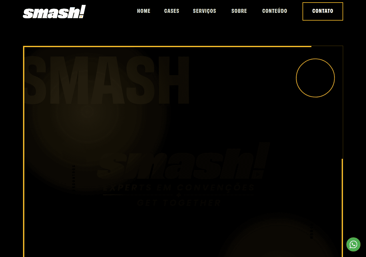 Screenshot of smasheventos.com.br