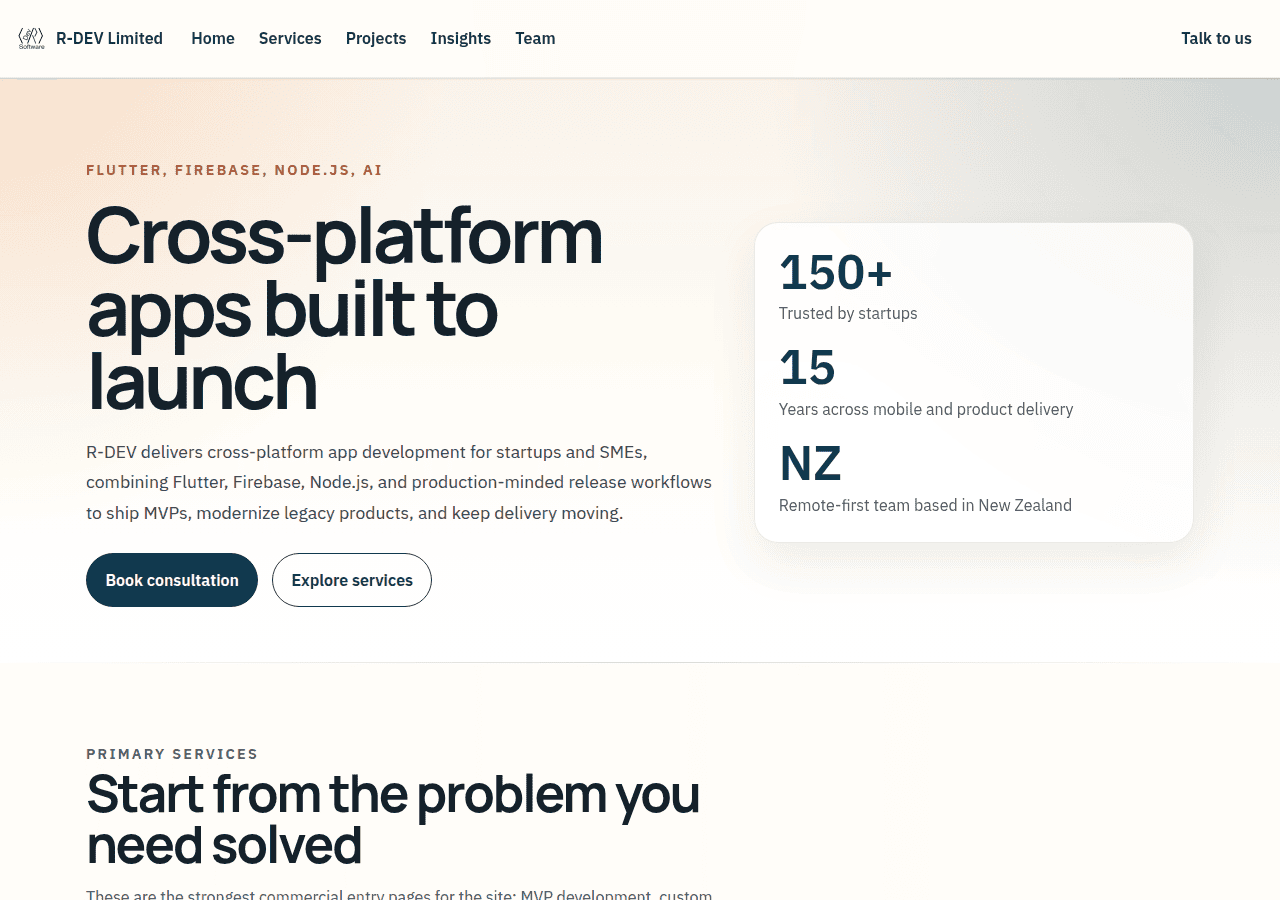 Screenshot of rdev.co.nz