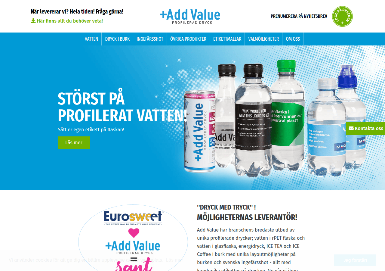 Screenshot of addvalue.org