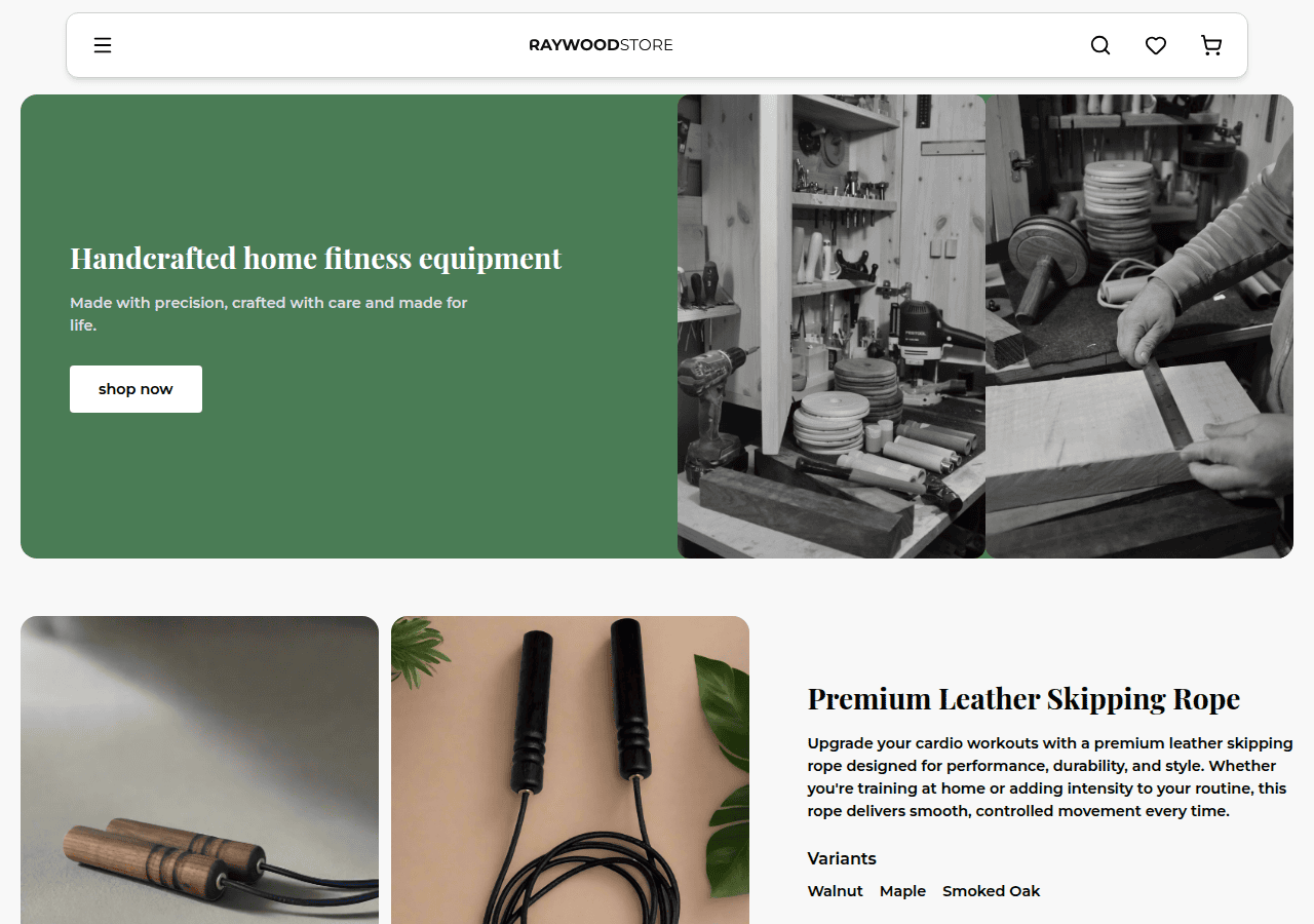 Screenshot of raywoodstore.com