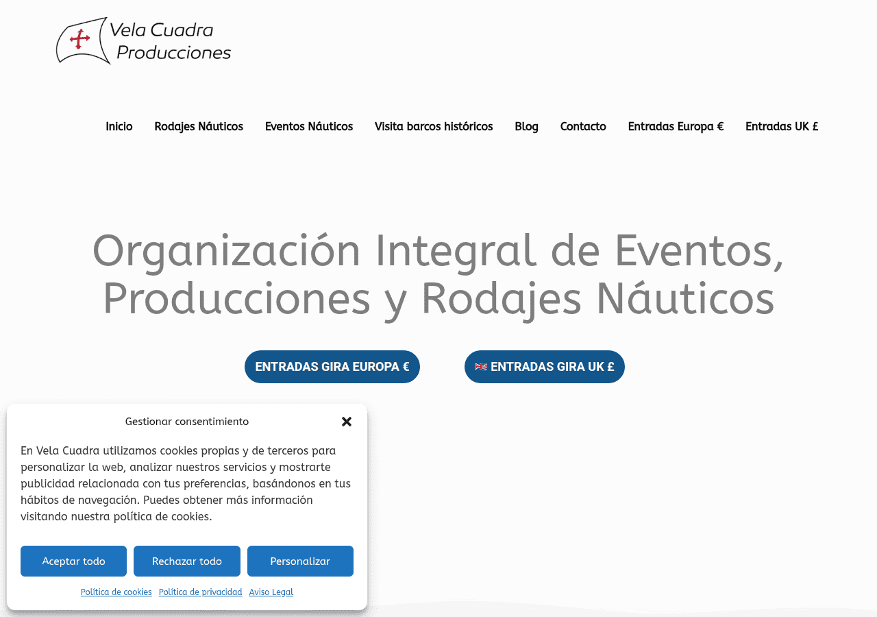 Screenshot of velacuadra.es