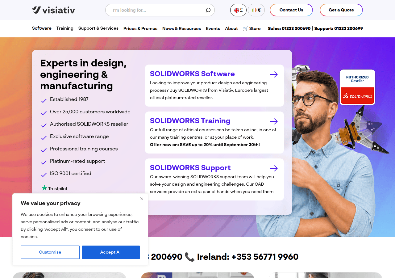 Screenshot of visiativ.co.uk
