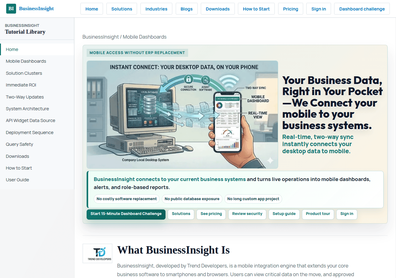 Screenshot of trend-developers.com