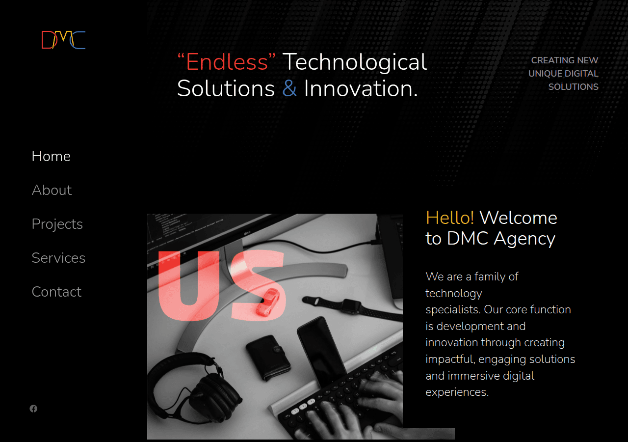 Screenshot of dmcagency.co.za