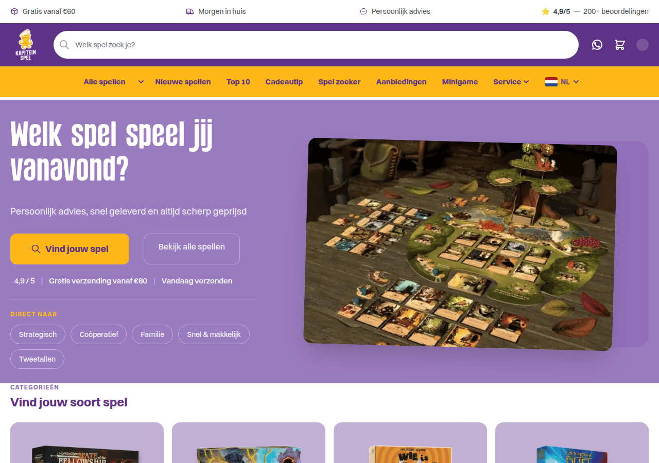 Screenshot of kapiteinspel.nl