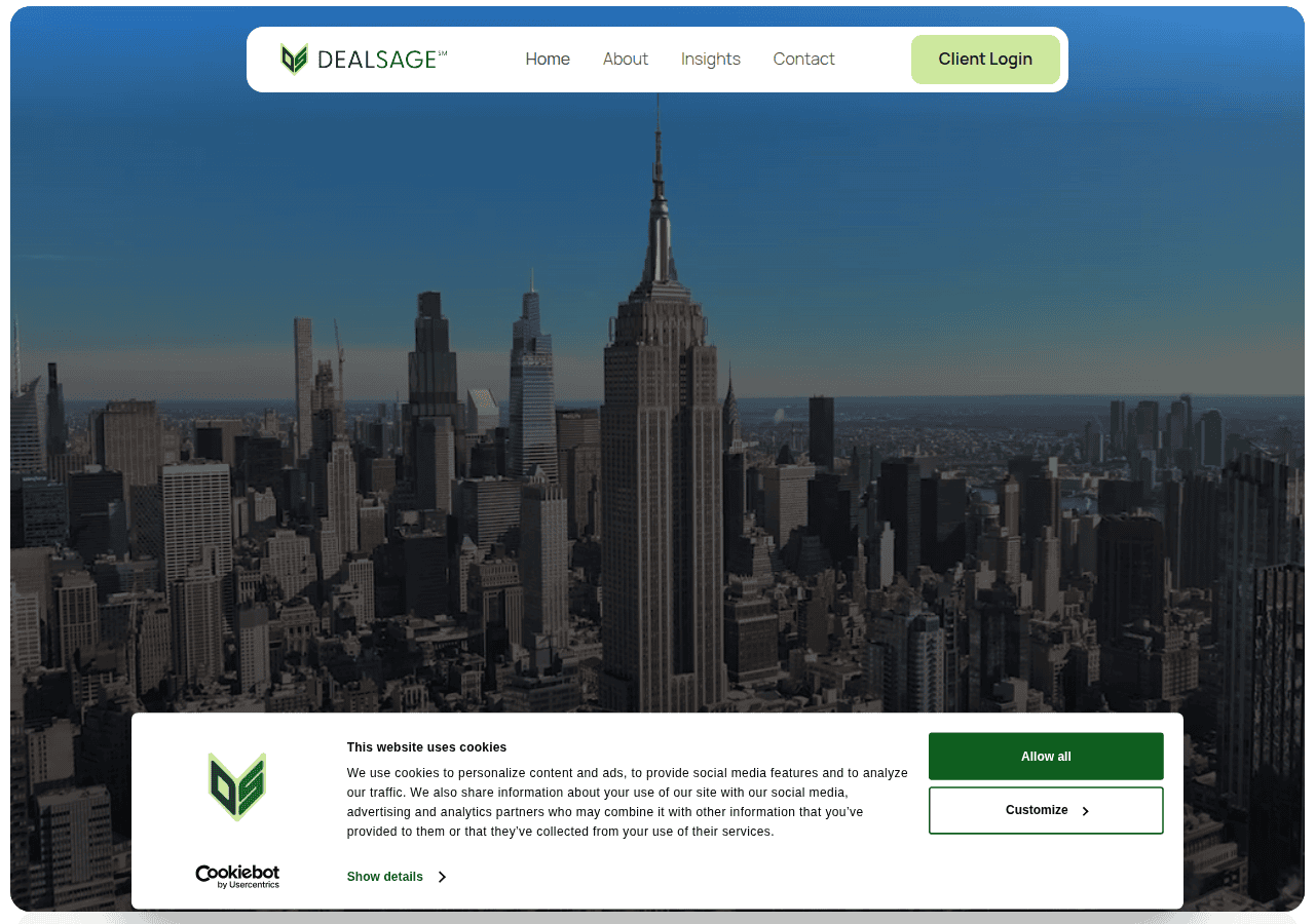 Screenshot of dealsage.com