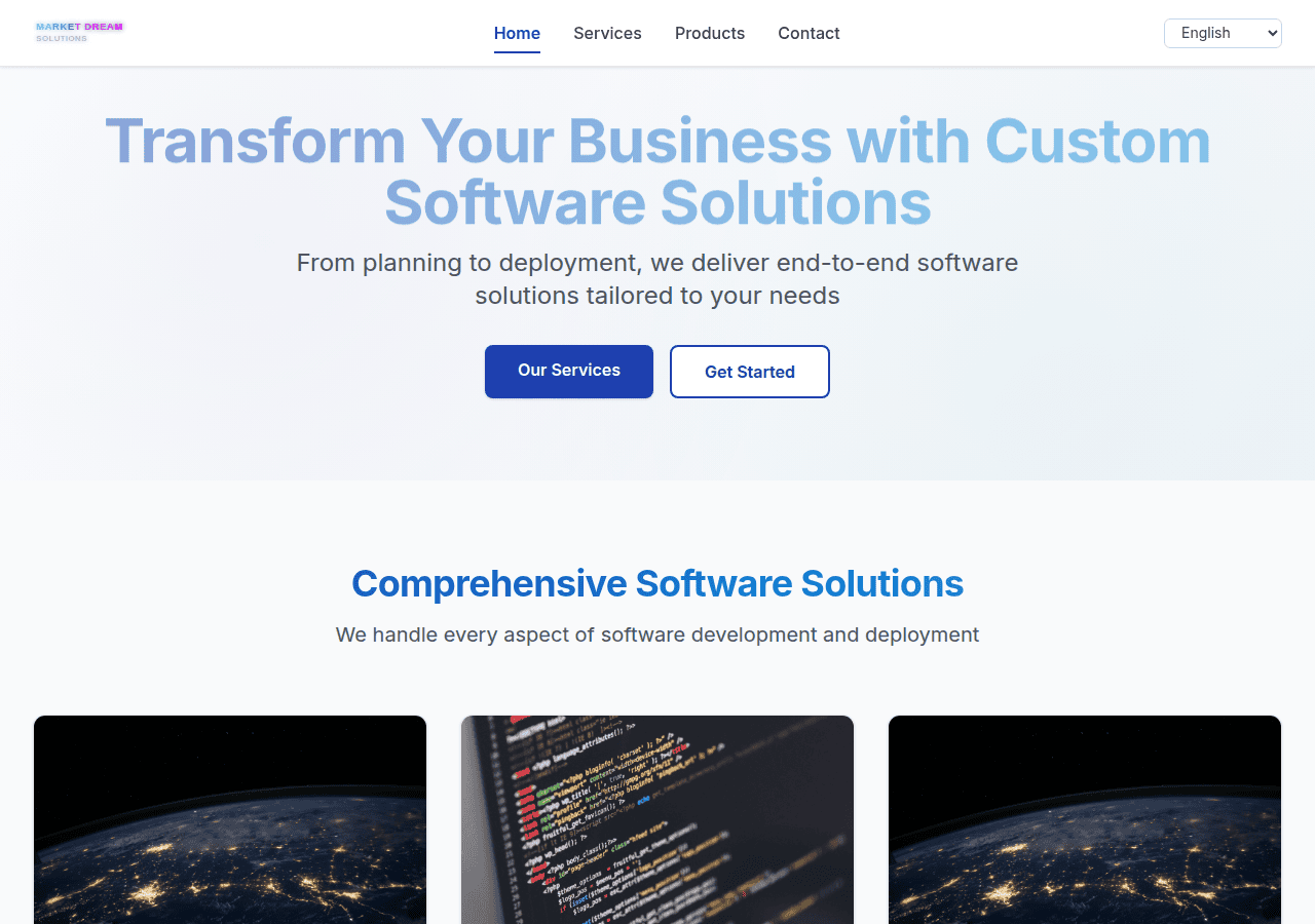 Screenshot of marketdream.solutions