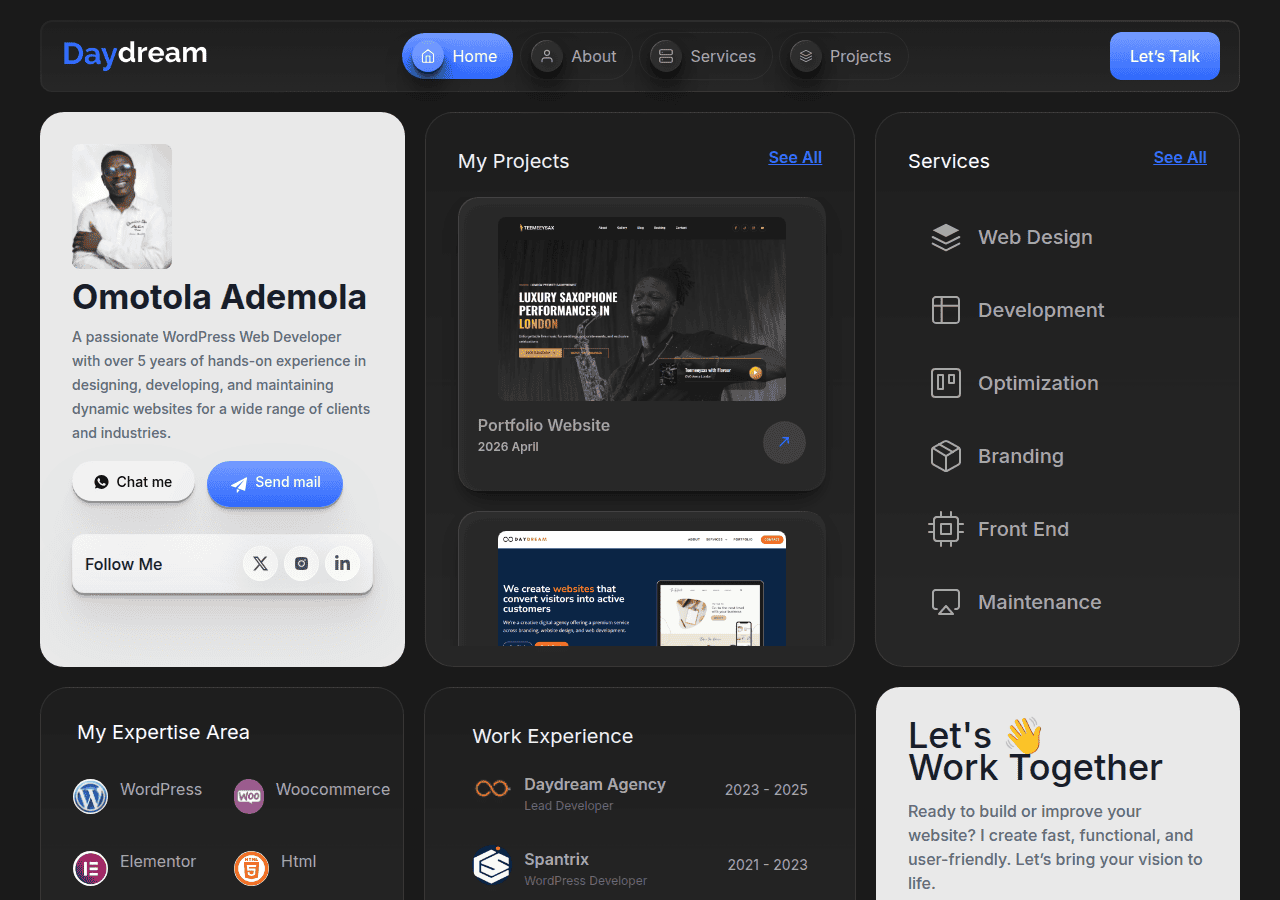 Screenshot of daydream.com.ng