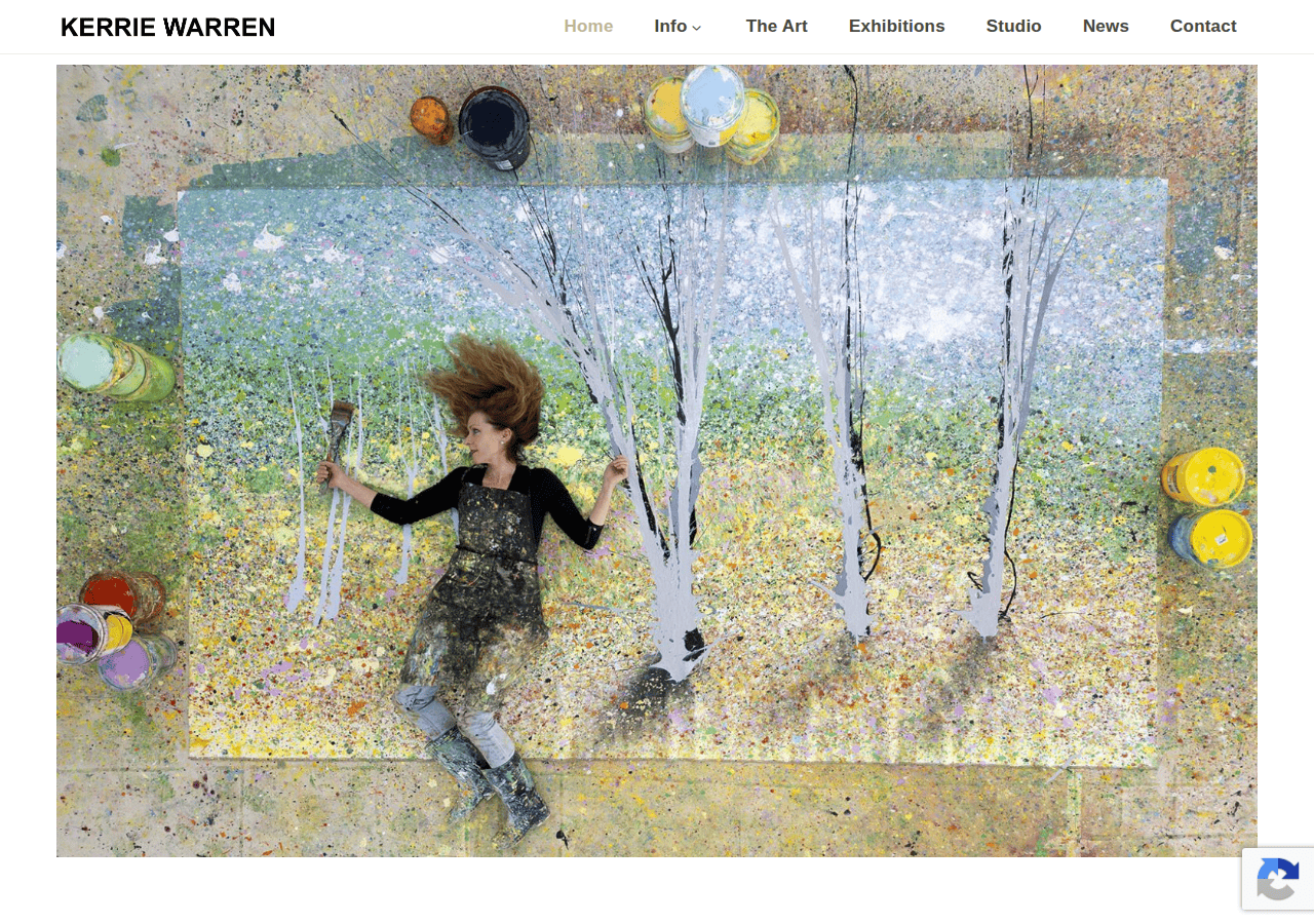 Screenshot of kerriewarren.com.au