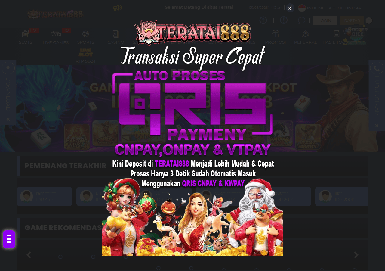 Screenshot of teratai888.forum