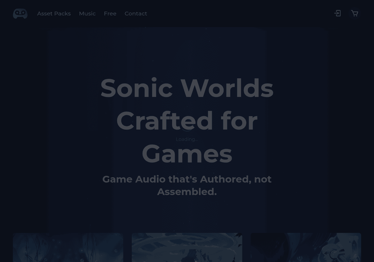 Screenshot of gameaudio.gg