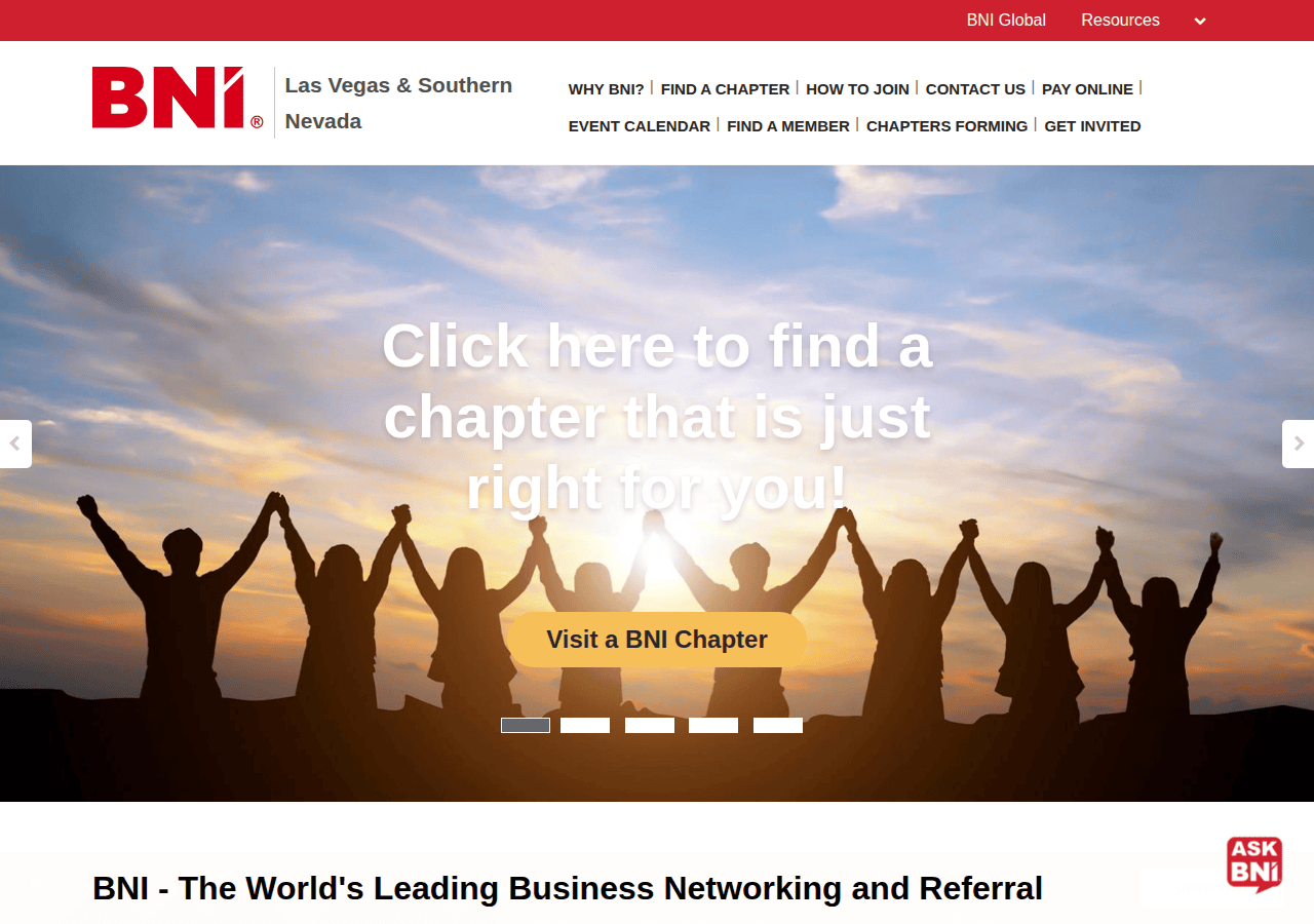 Screenshot of bnilasvegas.com