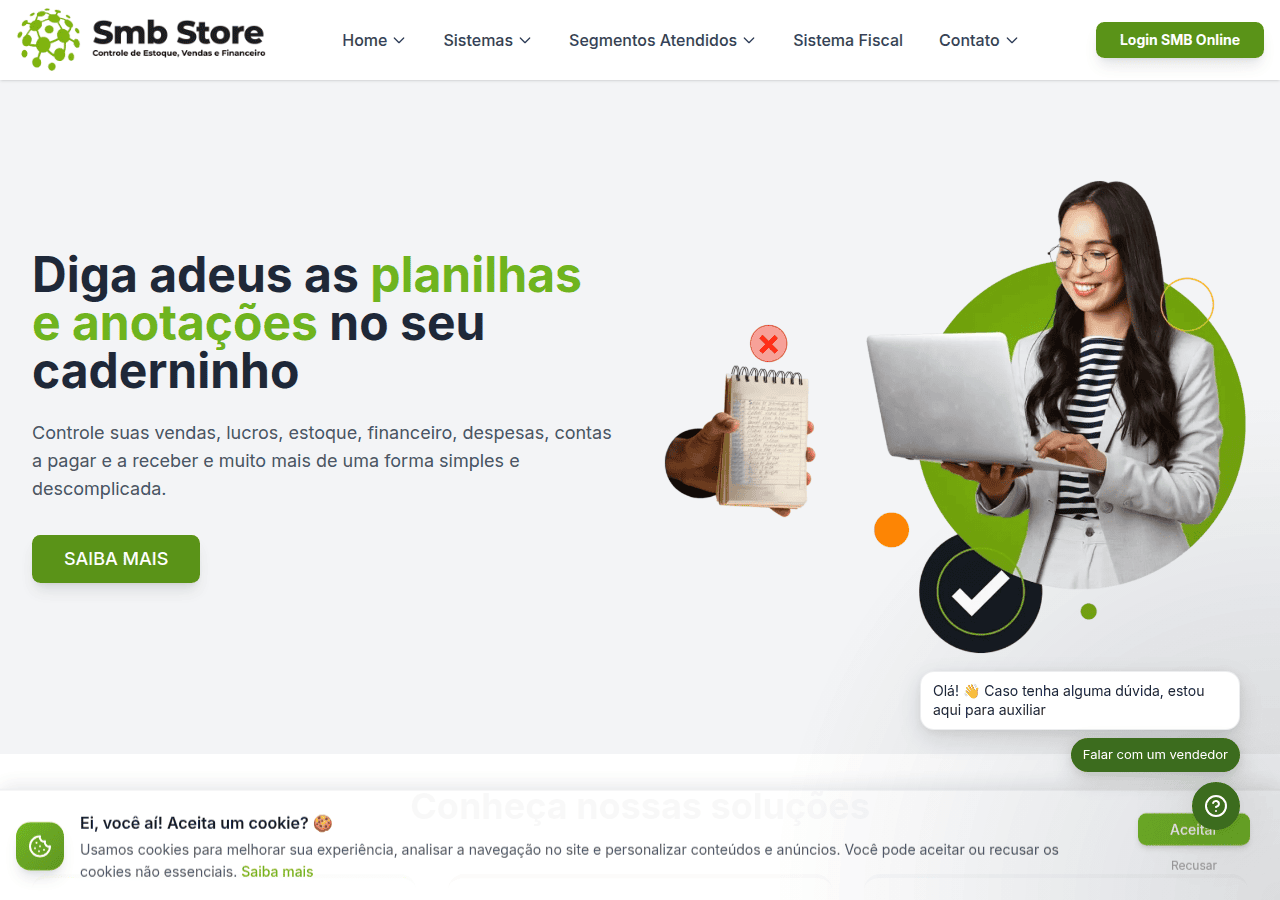 Screenshot of smbstore.com.br