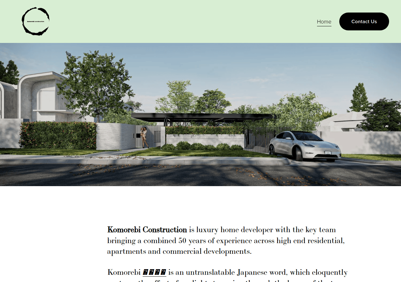 Screenshot of komstruct.com.au